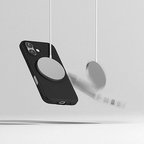 Etui Ringke Onyx MagSafe na iPhone 16 - czarny