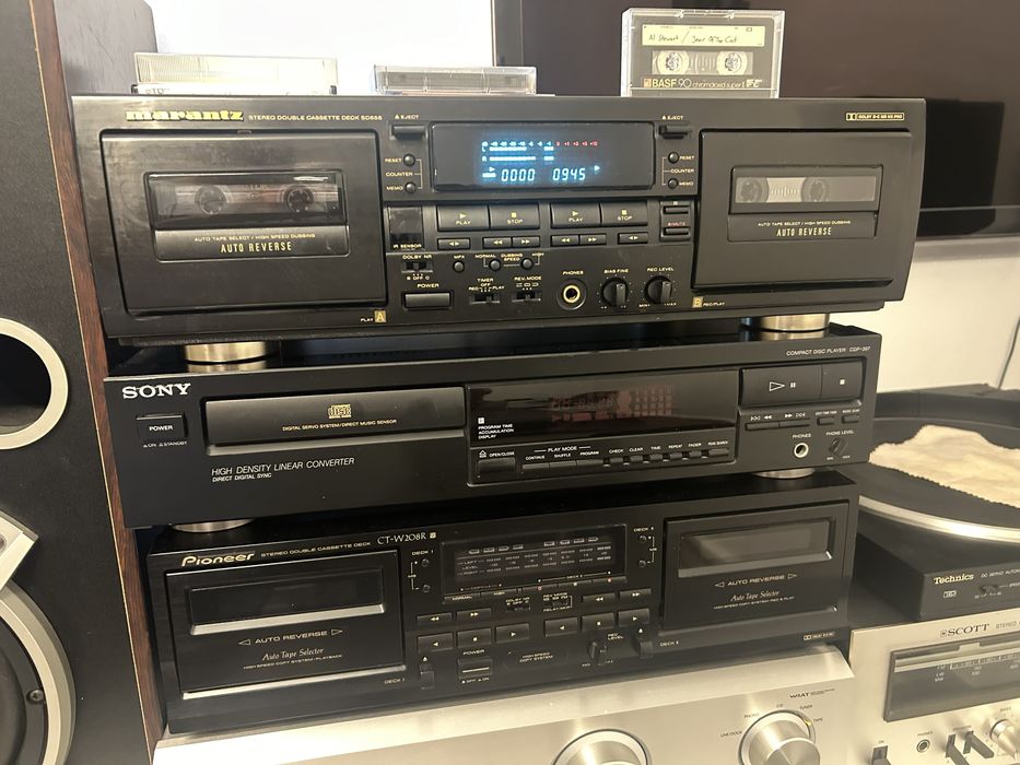 Marantz sd 555 двухкассетная дека..
