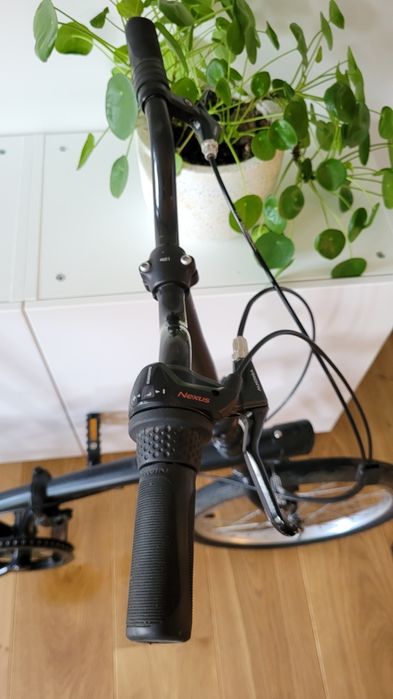 Rower miejski skladany Btwin 3 biegi Shimano Nexus, Selle Royal