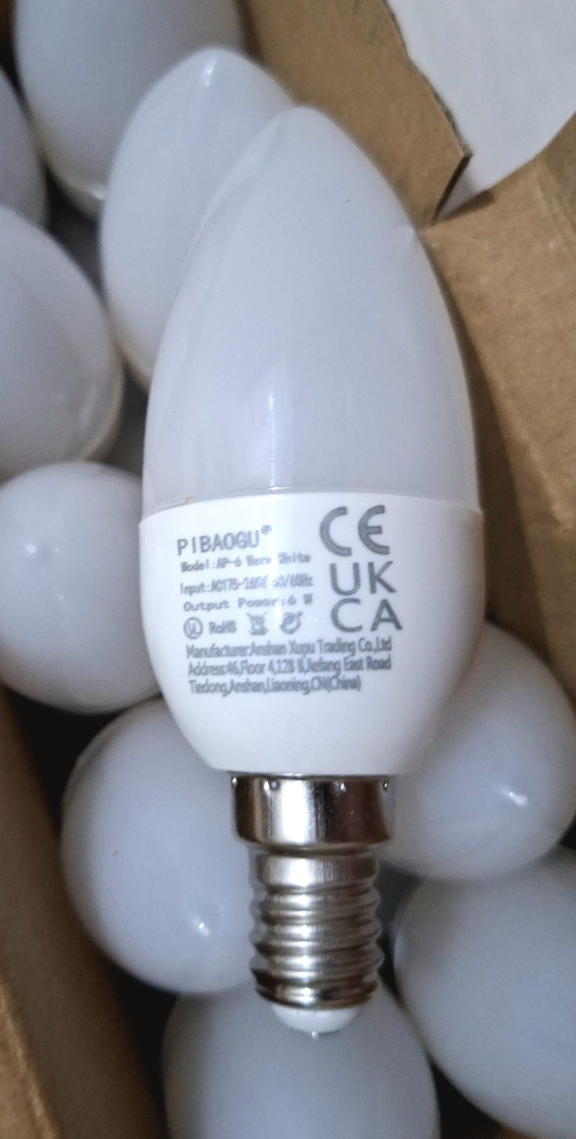 Energooszczędne Żarówki LED C40 E14 -  10 sztuk