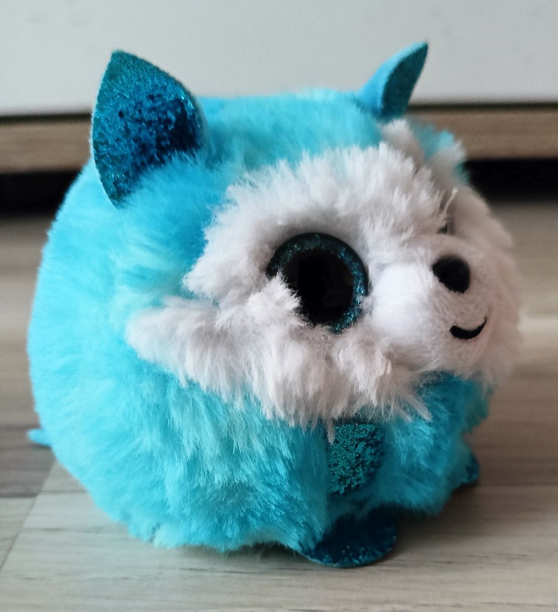 TY Beanie Balls Puffies  niebieski piesek Husky Prince maskotka 8cm