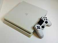 Konsola PlayStation 4 Slim PS4 Slim Biała 500GB z Padem Super Stan