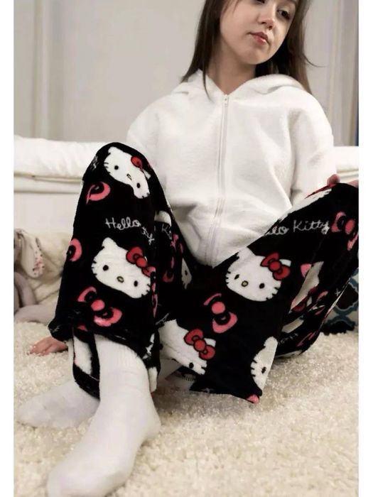 Плюшевые штаны Hello Kitty M,L,XL,2XL,3XL