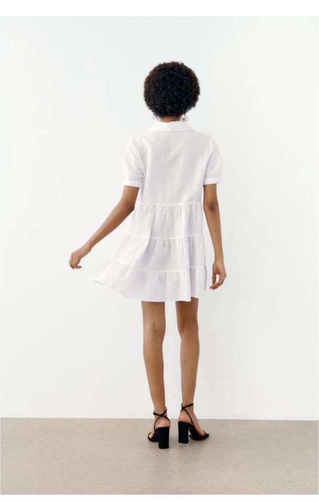 Лляне плаття zara L-XL
