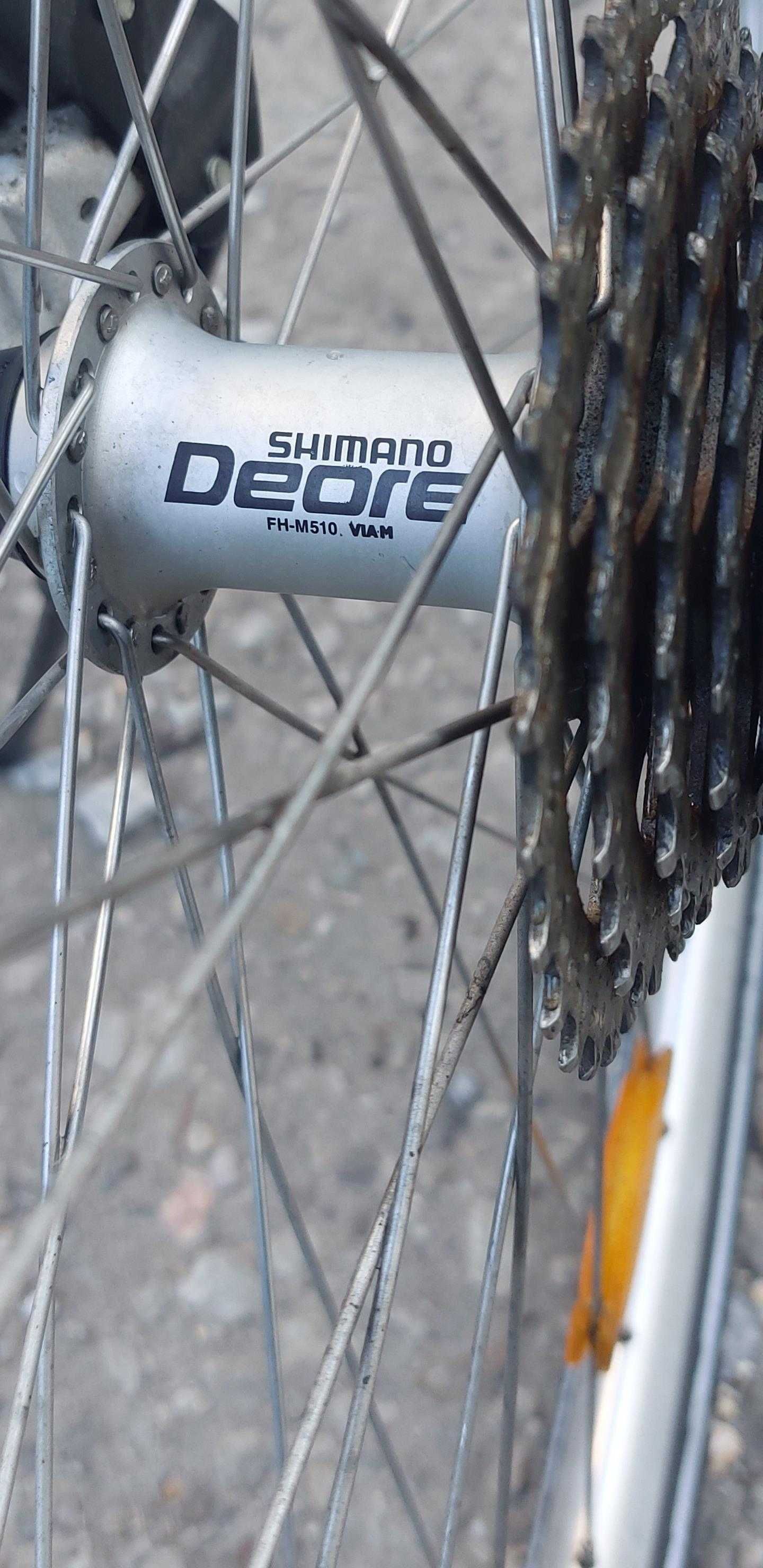 Rower trekkingowy Winora, pełny osprzęt Shimano Deore, rama aluminiowa