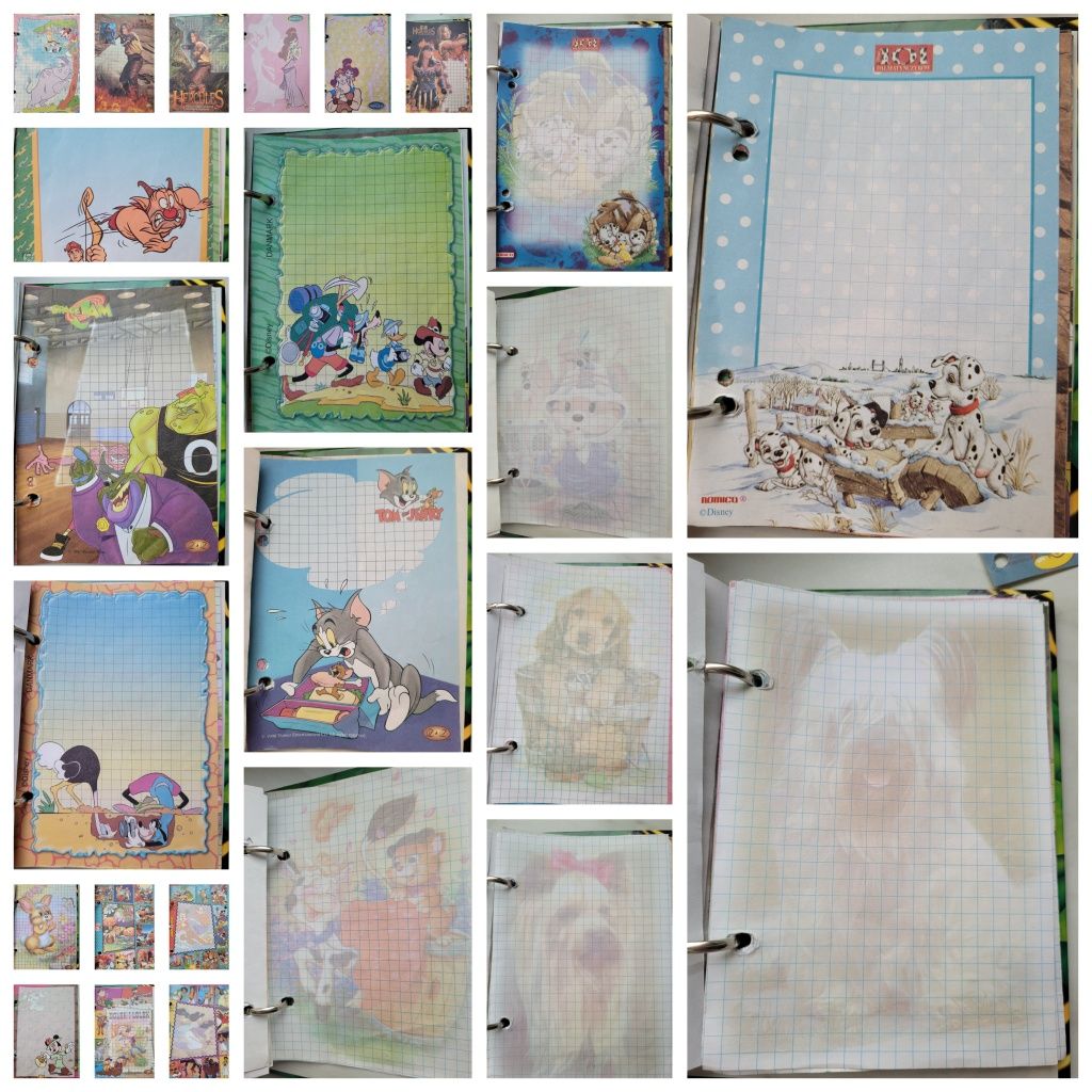 Karteczki Disney i inne kolekcjonerskie lata 90