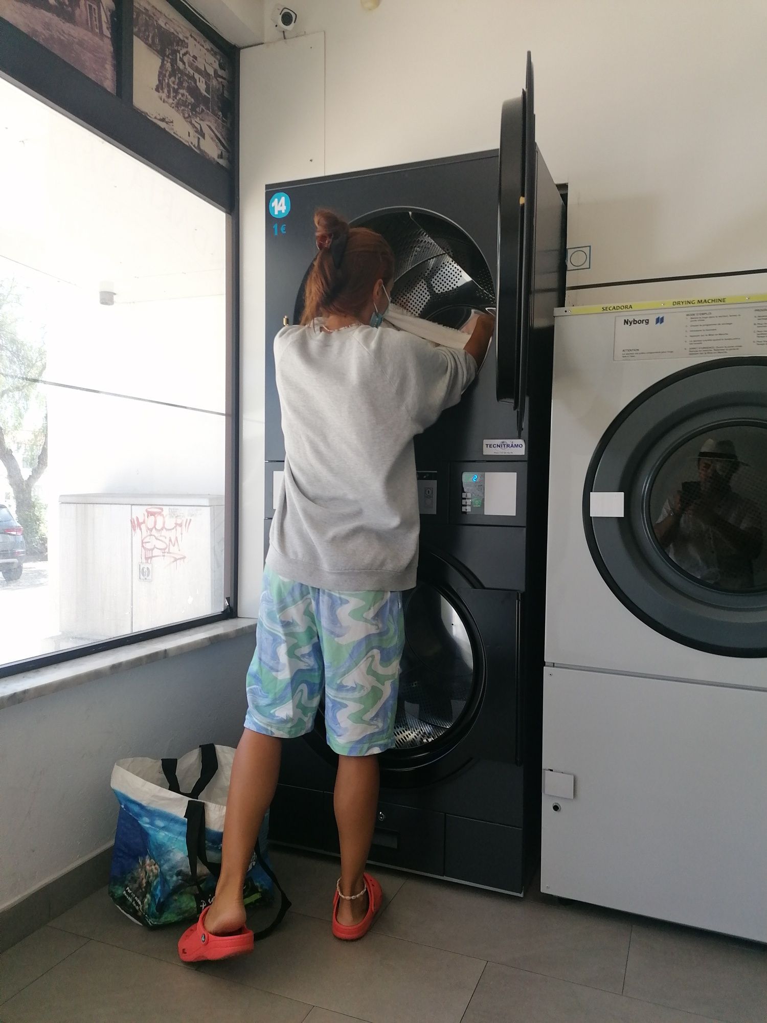 Máquina de secar roupa industrial Self-service lares e hospitais