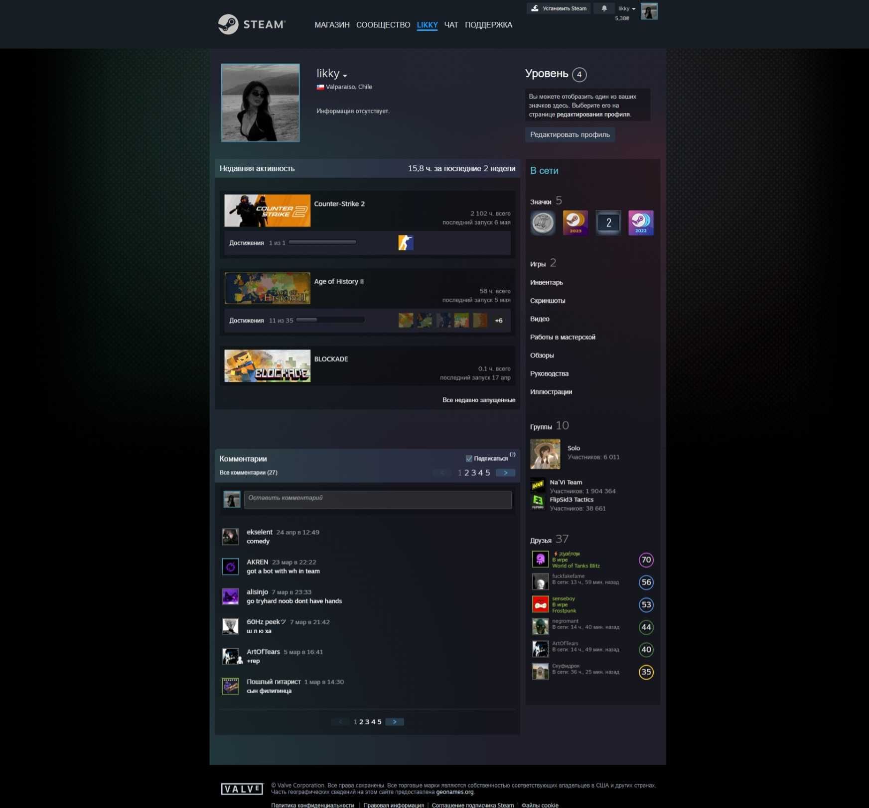 Faceit аккаунт/10 lvl