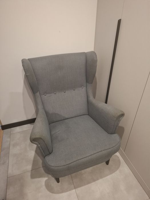 Sprzedam fotel uszak ikea szary