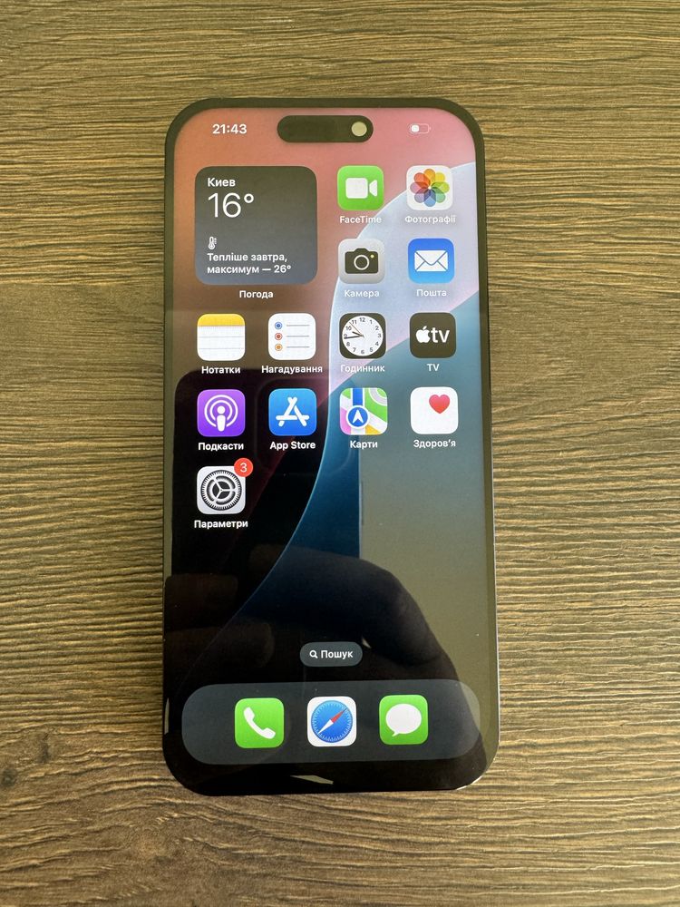 Дисплей Apple iPhone 15 Pro з сенсорним склом ZY-IN CELL