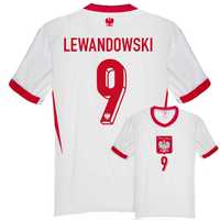 EURO 2024 POLSKA LEWANDOWSKI 9 Koszulka Piłkarska Dziecięca 116-158cm