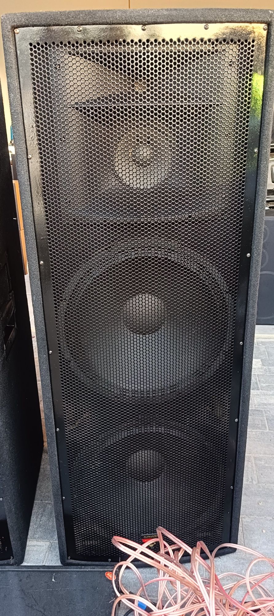 Kolumny Alphard Magnum Estradowe 345x 4 Ohm 1000w 3 drożna Gratisy