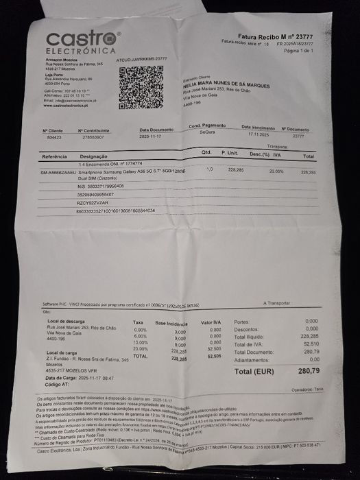 Samsung A56 128gb Selado!