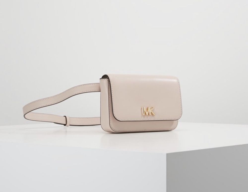 Nerka saszetka oryginalna Michael Kors pudrowy róż torebk