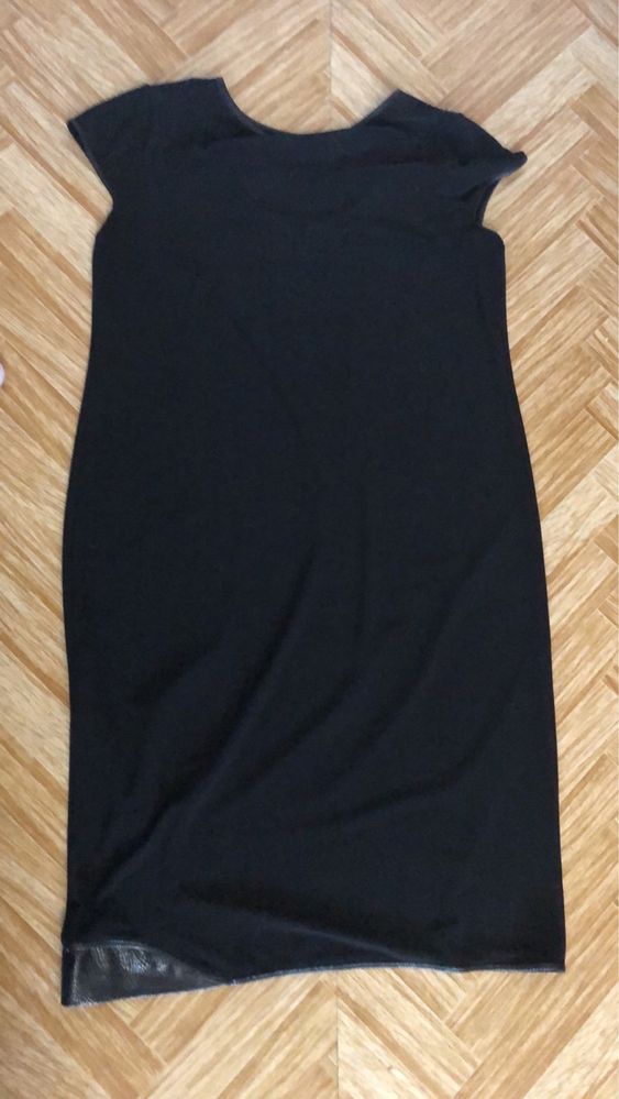 Женское черное платье футляр, классическое верное платье