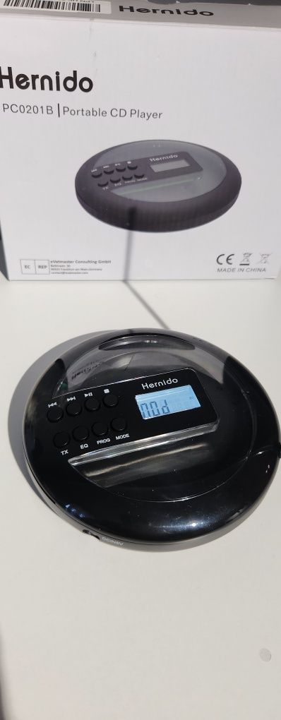 Портативний програвач компакт-дисків Hernido PC0201B Portable CD Playe