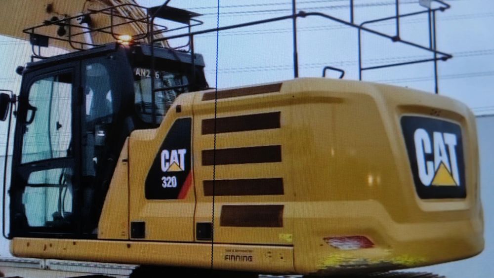 Caterpillar cat 320  koparka gasienicowa cat  caterpillar  320 2D model 2020 rok