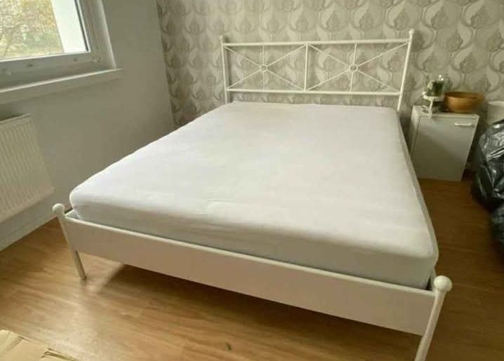 Łóżko Ikea Musken 180x200 + stelaż + materac GRATIS + transport