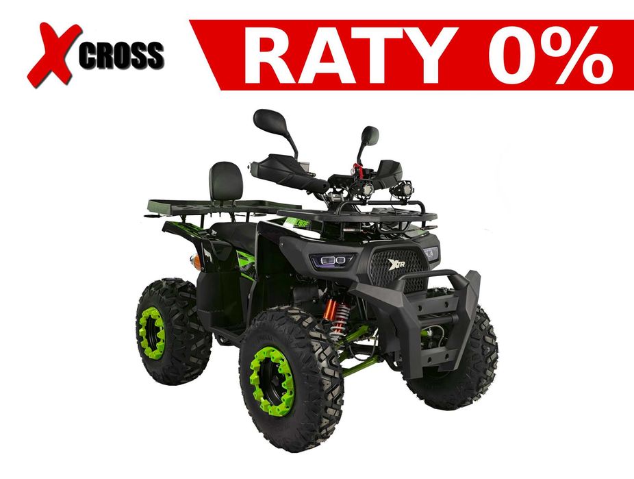 Quad ATV XTR Hurricane 150, 200, 250 HAK Raty Dowóz Pług Odśnieżarka