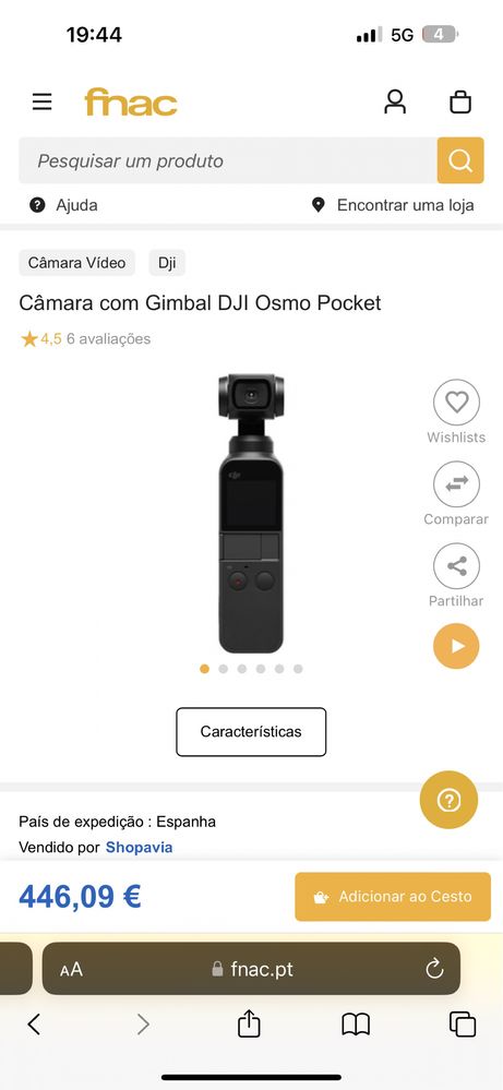 Dji osmo pocket gimbal