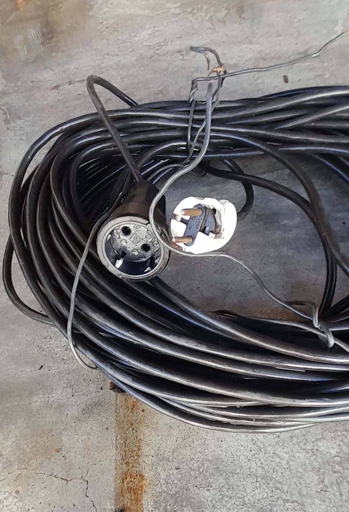 Cabo eléctrico flexível de 2 fios