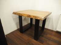 Ciężki stolik kawowy ława lite drewno loft industrialny nowy