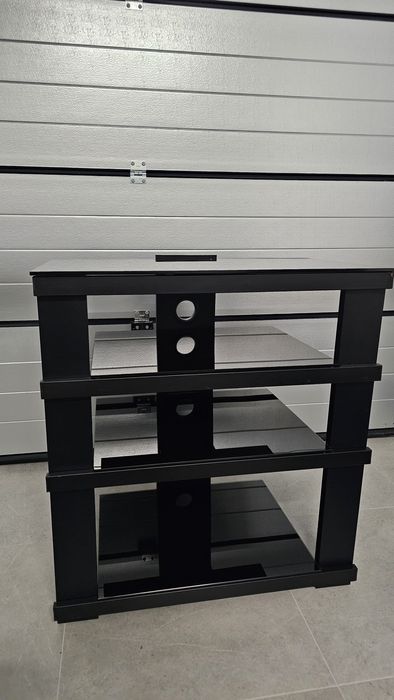 Stolik audio hifi szklany