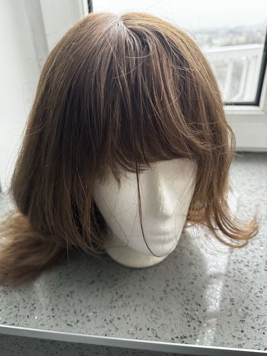 Peruka medyczna human hair naturalne. Jasny szatyn
