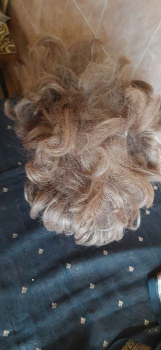 Парик натуральный европейский времен СССР,  шиньон