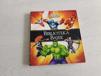 Książka Marvel Avengers biblioteka bajek egmont