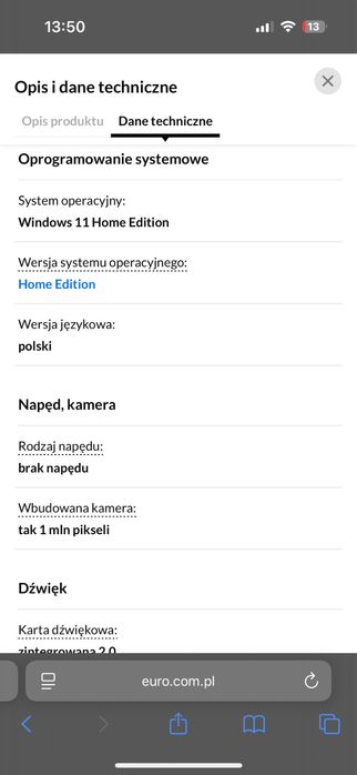 Laptop HP Pavilion 15-eh3412nw 15,6"