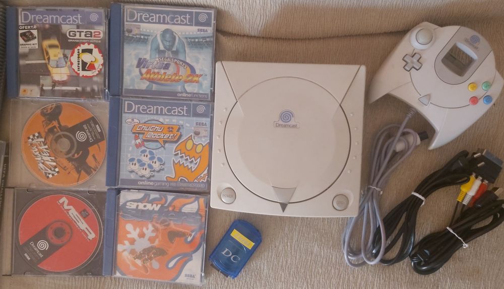 Dreamcast com Jogos.