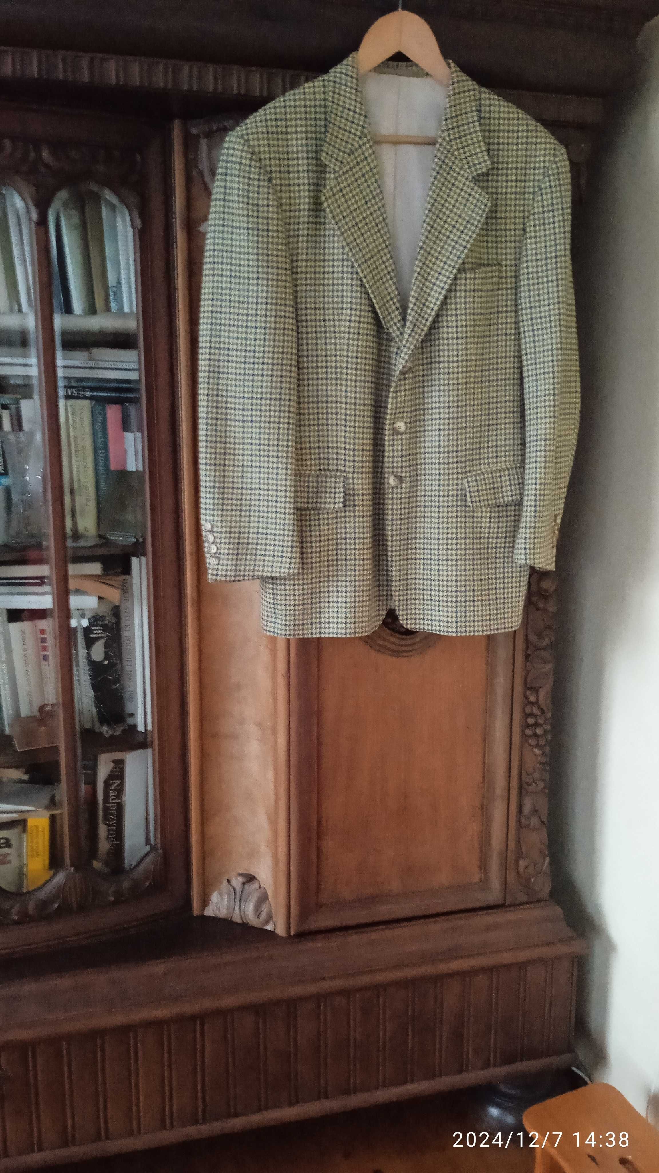 Marynarka męska Cashmere Wool, rozmiar 50, Daniel Hechter, Paris.