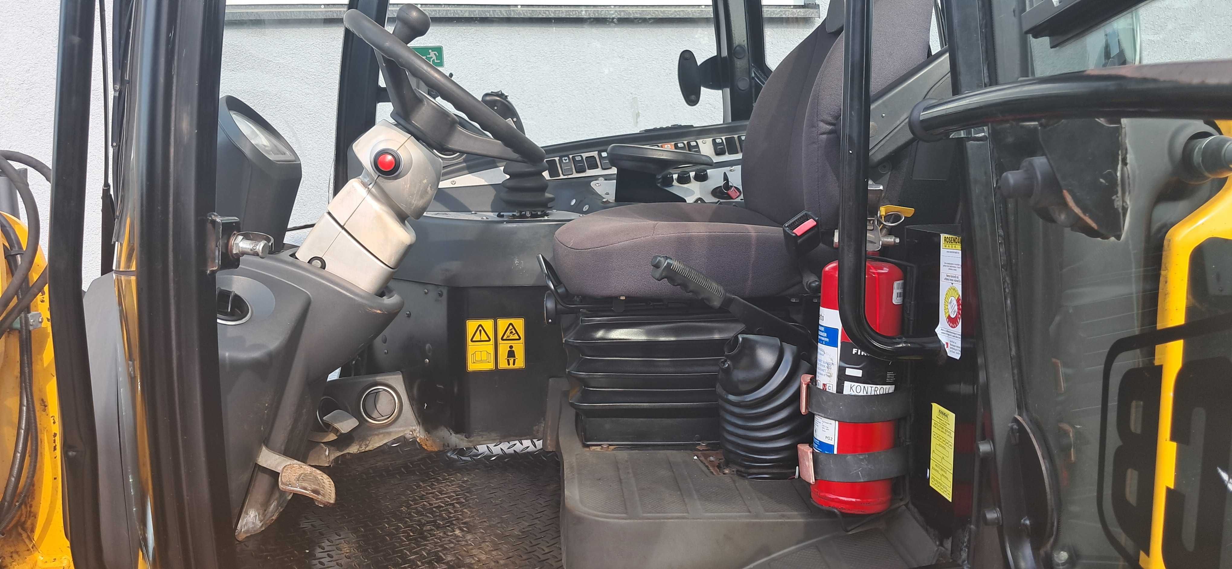 JCB 409AGRI Klima Bogata Wersja Szybka Skrzynia 40km/h Widły Obrotnica