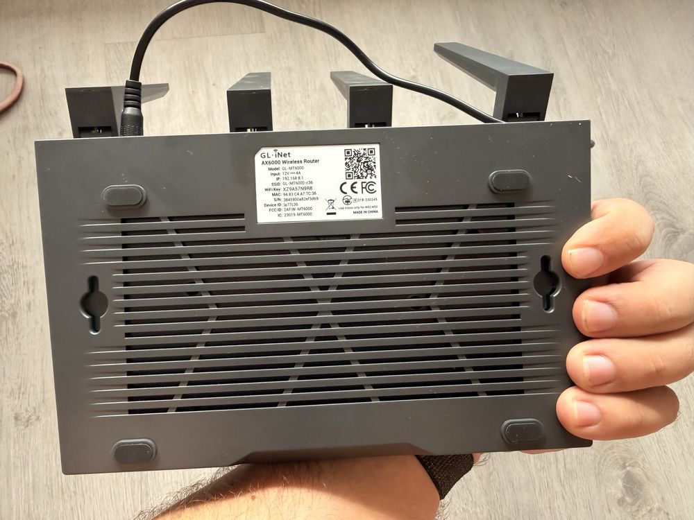 Роутер Wi-Fi 6 G.L.iNet Flint 2 GL-MT6000