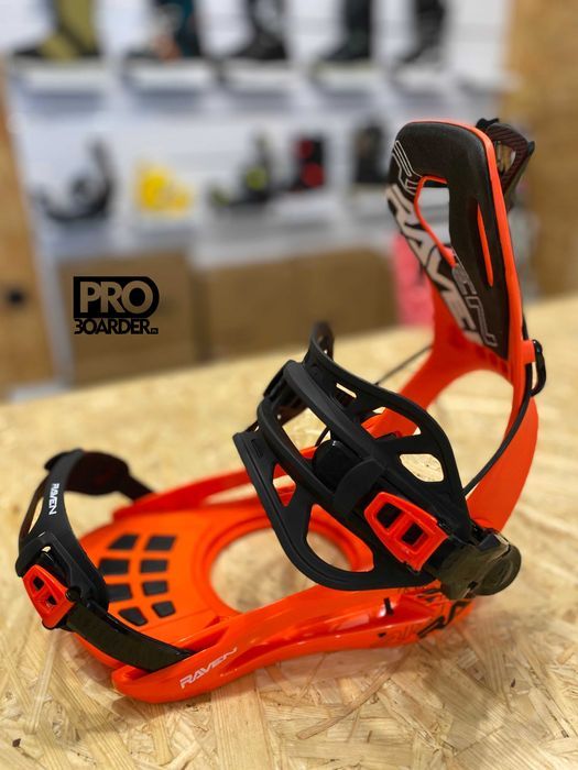 Wiązania snowboardowe Raven FT 360 Orange, roz. M (39-42)