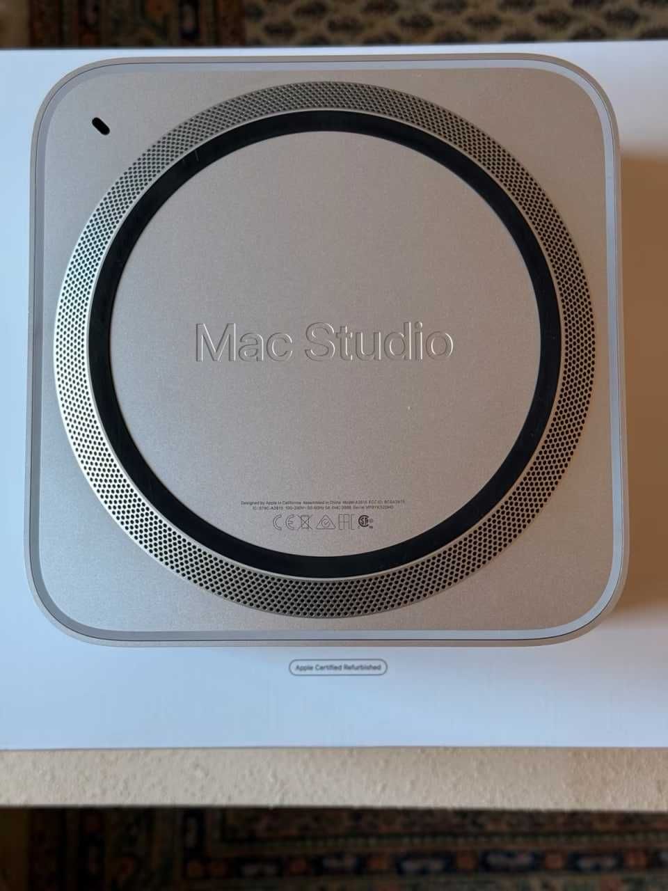 Mac Studio M1 Max 64GB, 2TB, 10-core/32-core AppleCare+ 2027