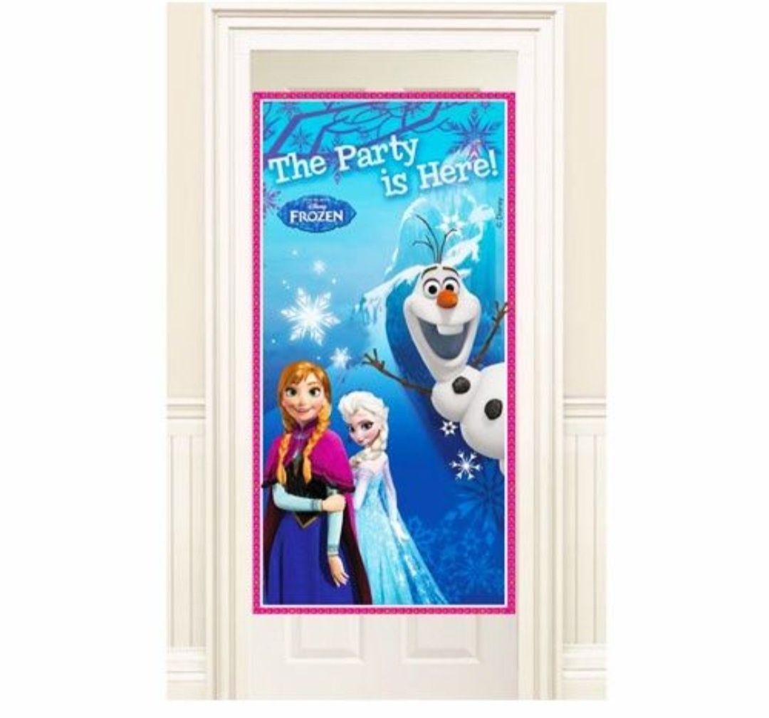 Kraina Lodu baner witający gości Frozen urodziny NOWOŚĆ