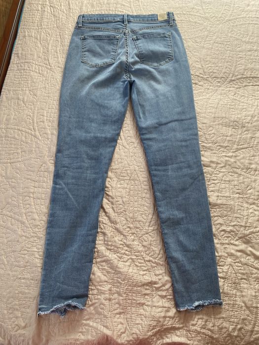 Spodnie jeans przetarcia dziury rurki US Polo ASSN rozmiar 36/38