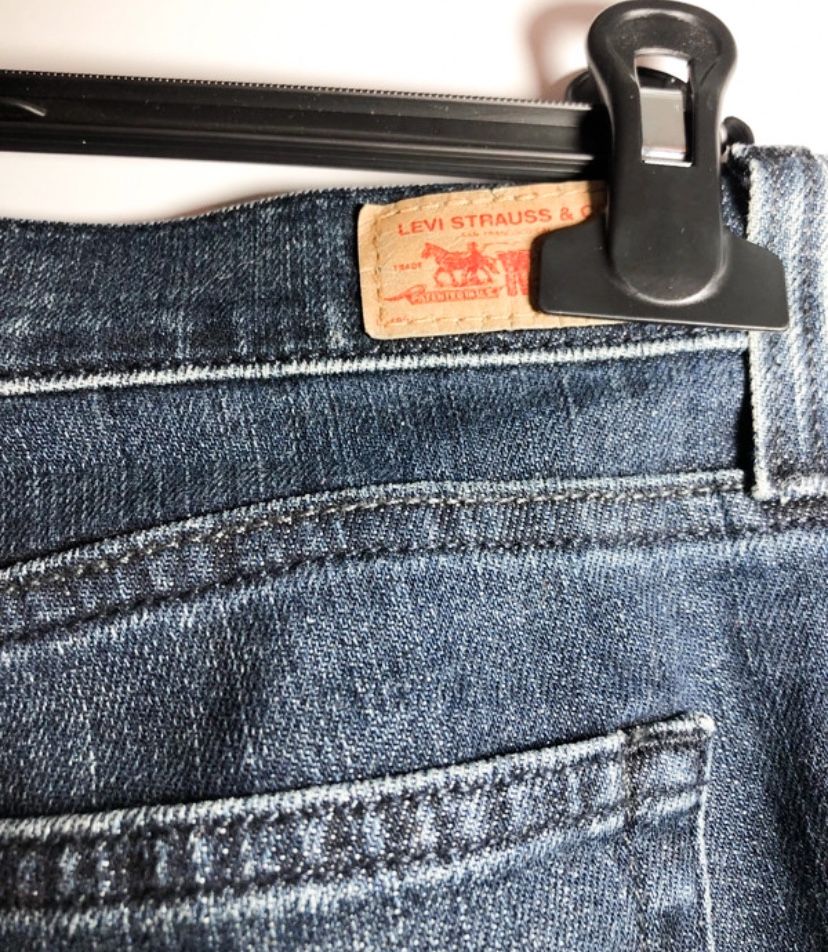 Rybaczki jeansowe Levi’s 98% bawełna