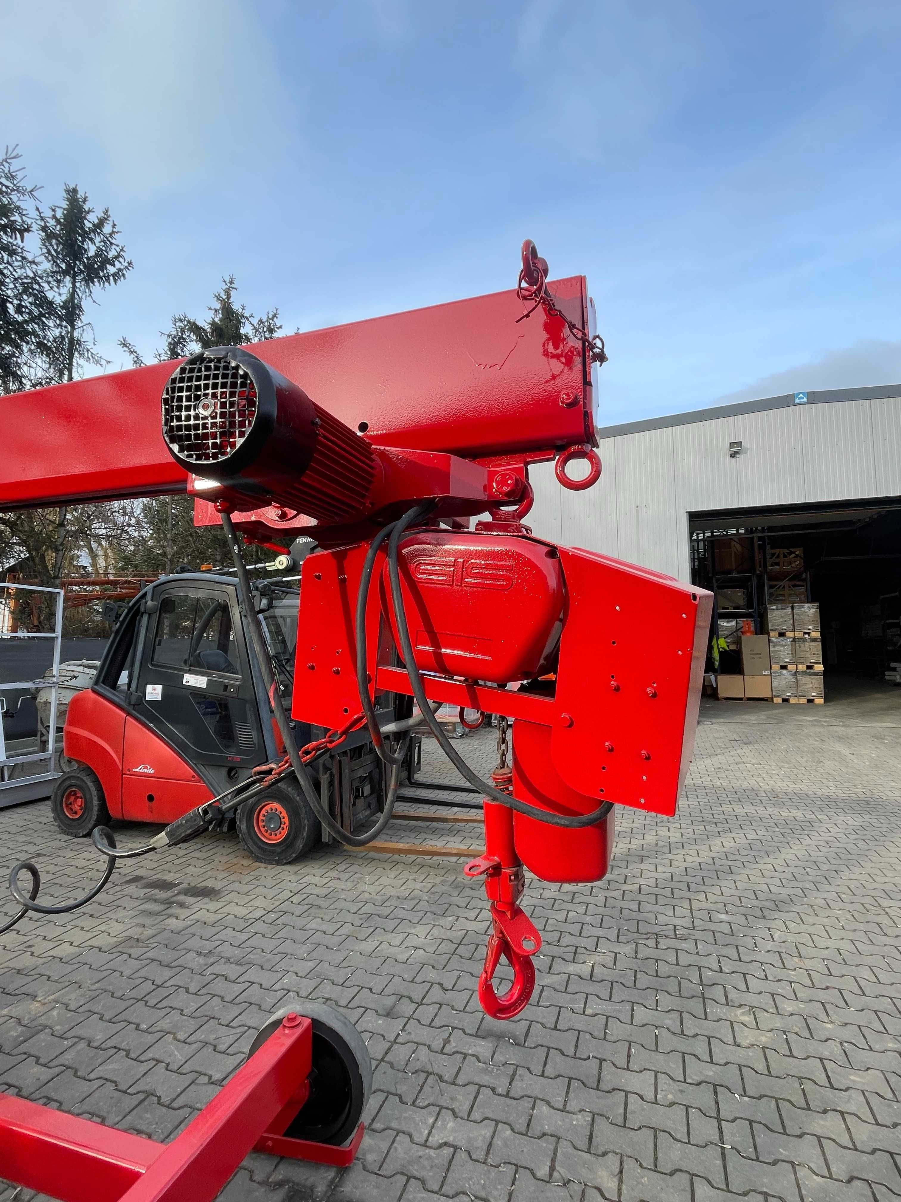 Dźwig Steinweg Bocker MK-300/5 Minikran żuraw wciągarka silki bloczków