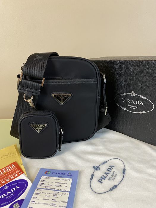 PRADA Re-Nylon Small Shoulder Bag Black