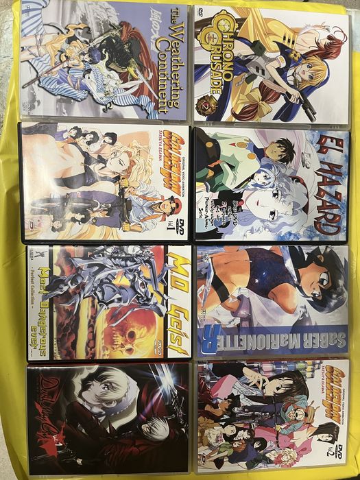 Anime manga - randomowy set filmów DVD