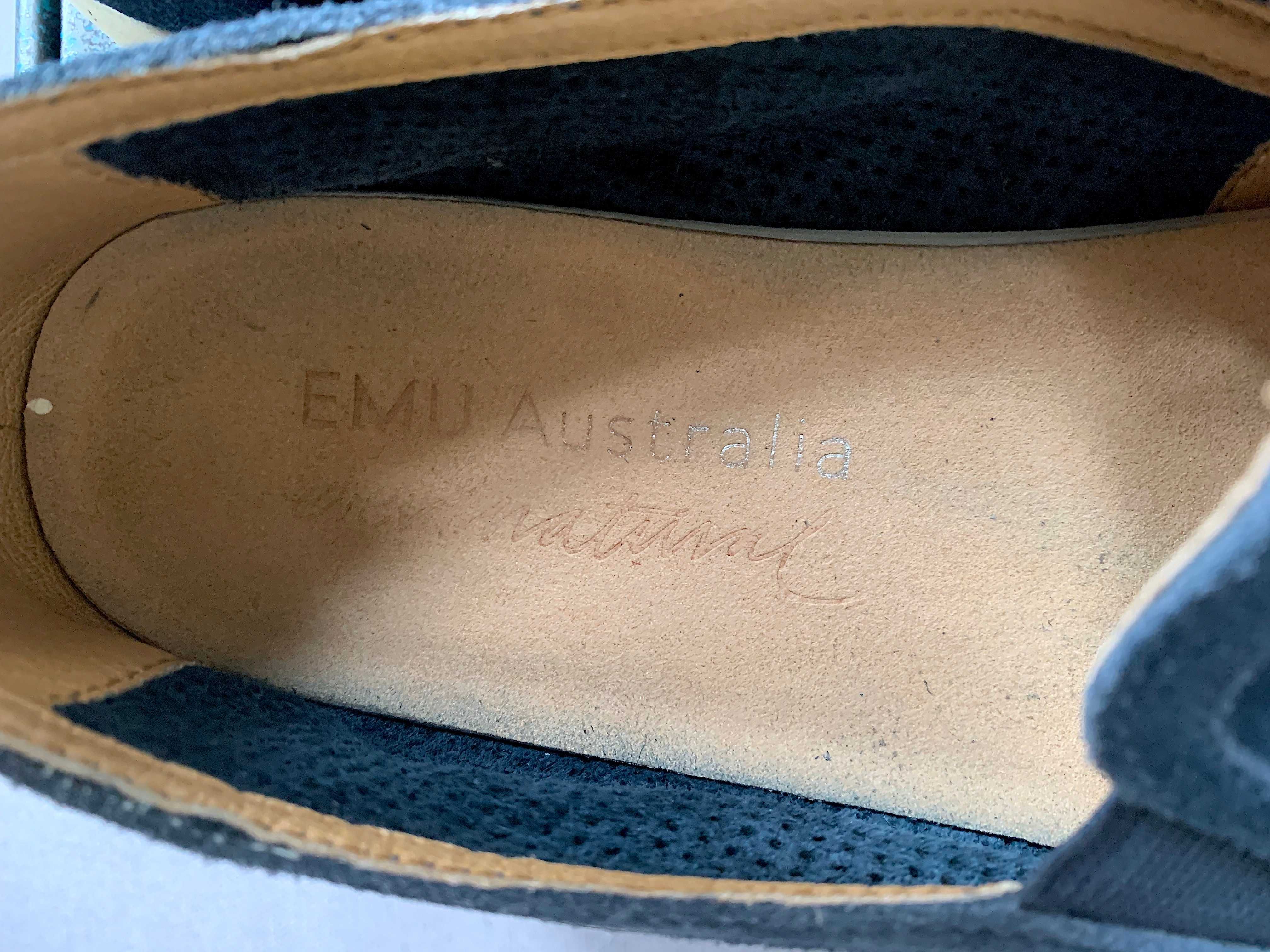 Mokasyny Emu model Pemberton kolor indigo nowe 419zł