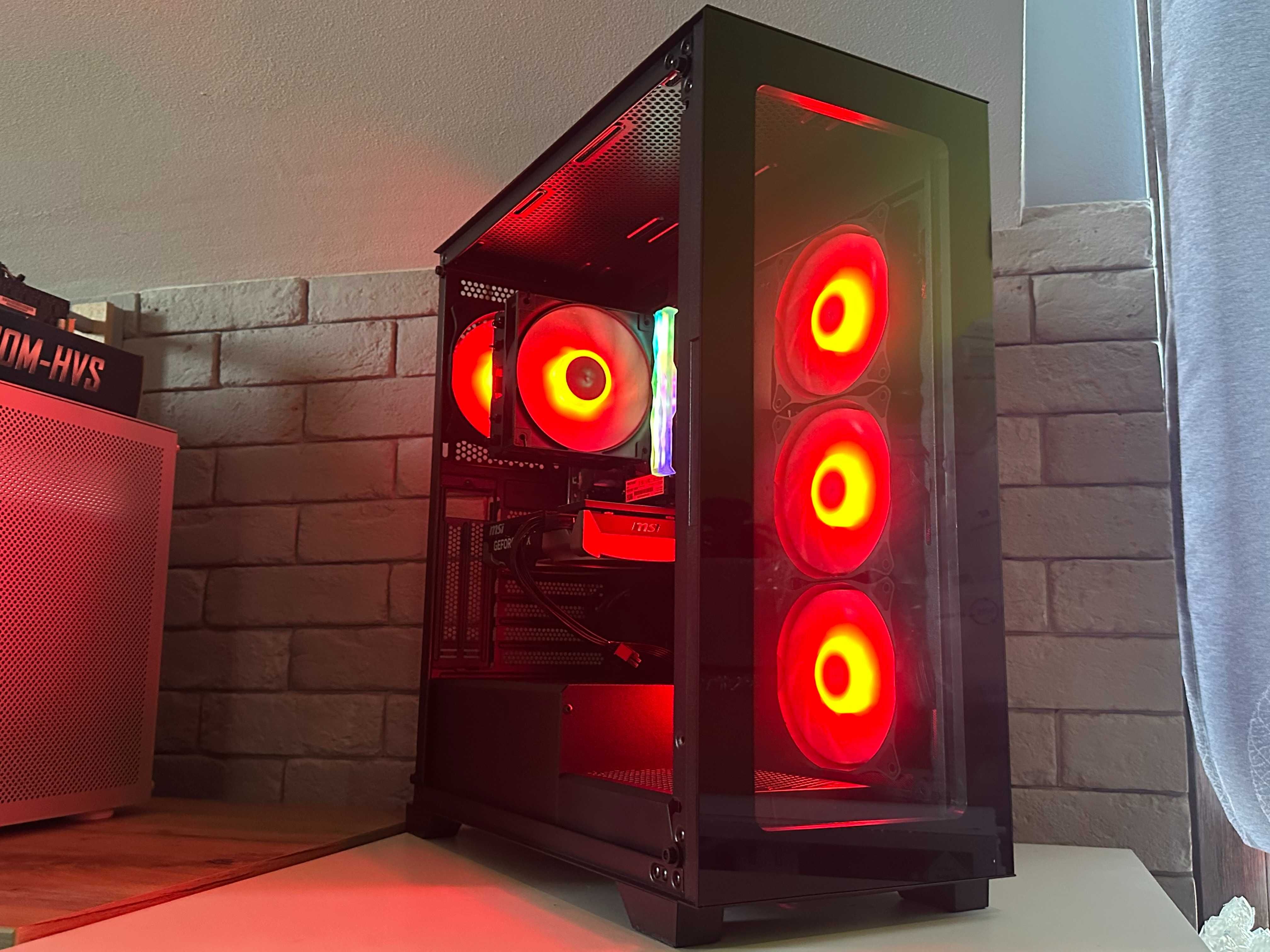 Komputer Gamingowy RTX 5060 Ryzen 5 FV23% 16GB RAM Akwarium RGB SSD