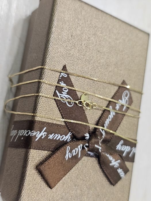 Złoty łańcuszek delikatny SPLOT DAMSKI PR 585