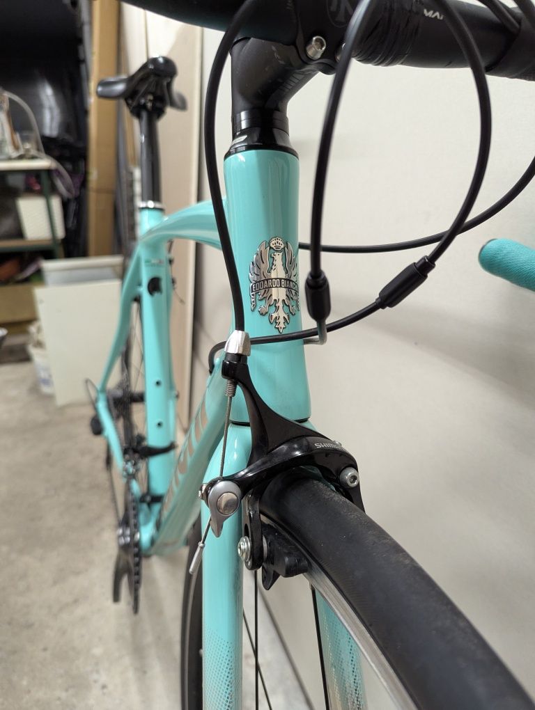 Rower Bianchi Via Nirone 7 105 roz. 55 celeste