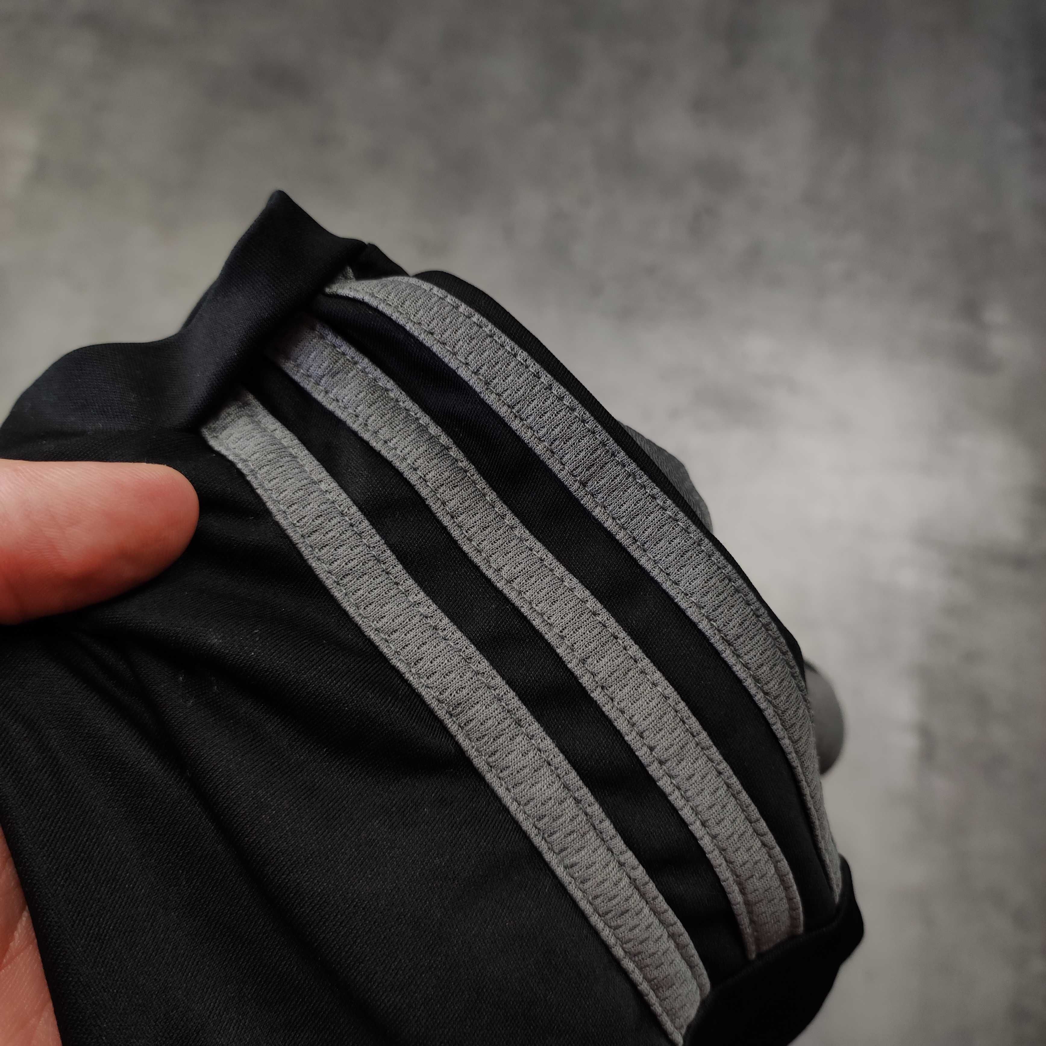 MĘSKA Koszulka Sportowa Adidas Clima 3 Paski Siłownia Bieganie Logo