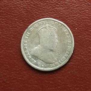 Англія -Австралія  шилінг 1910р. + 3 пенса срібло