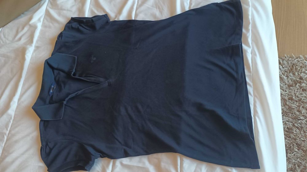 Polo azul escuro da Gant